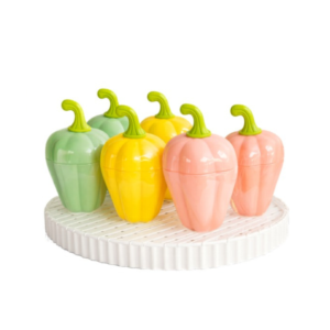 6 PCS Capsicum Shaped Kids Ice Cream Popsicle Mold Set